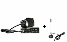 Trasmettitore Alan 100 CB 27 MHz Am/Fm 4 Watt + Antenna Magnetica Lafayette E...