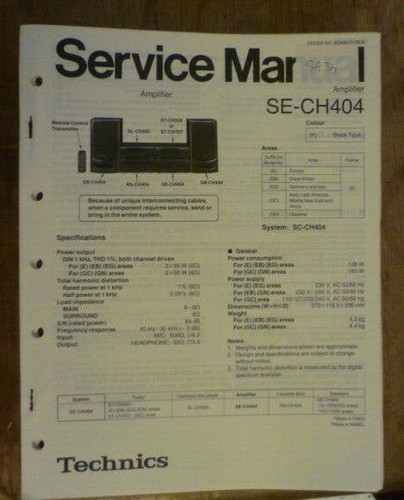 Technics panasonicse ch404 - technics, /