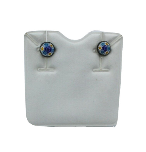 Orecchini cabochon murrine - orecchini, cabochon,