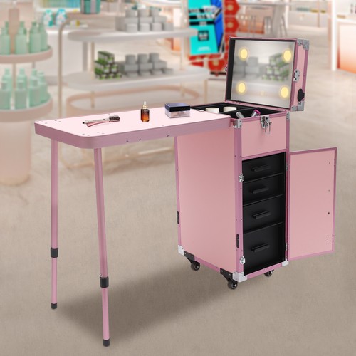 Custodia treno trucco rosa