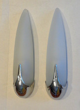 COPPIA DI APPLIQUE  DESIGN  - cm. 32 x 7,5  -  INUSATE