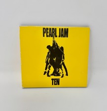 PEARL JAM Ten 1992 UK Limited Edition Yellow Digipak w/ 3 Bonus Tracks VEDDER