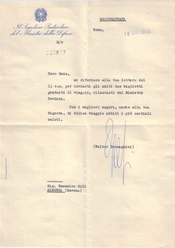 Giu 1958 lettera con - 1958,