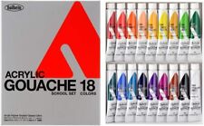 Holbein Artist Guazzo Acrilico Set 18 Colori ~ Nuovo ~ **Spedizione Gratuita**