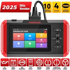 KINGBOLEN S600 Auto OBD2 Strumento Scanner Diagnostico ABS SRS TPMS BMS SAS OLIO Reset