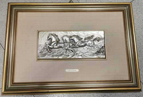Quadro argento corsa di - quadro,