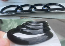 Stemma Posteriore Concavo 192x65mm solo per Audi A5 S5 RS5 NERO LUCIDO dal 2017