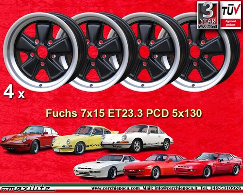 Cerchi 7x15 porsche fuchs - 7x15,