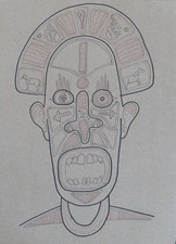 Maschera tribale ritratto