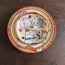3 Antique Kutani Meiji