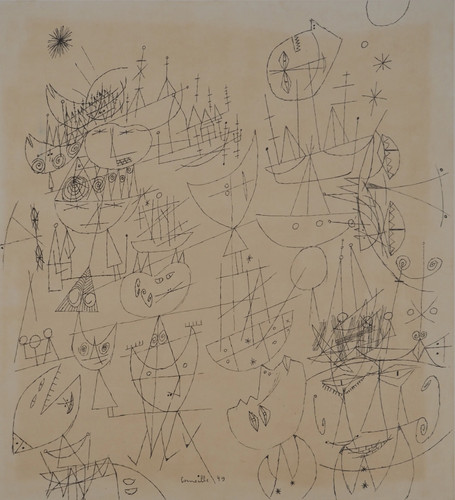Guillaume corneille la fête - corneille, :