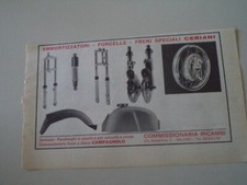 advertising Pubblicità 1970 AMMORTIZZATORI FORCELLE CERIANI