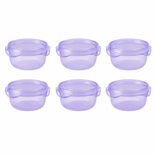 Mini contenitori lilla - 6, x