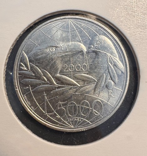 5000 lire del anno 2000 - lire,