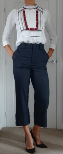 Pantaloni zara gamba larga - pantaloni,
