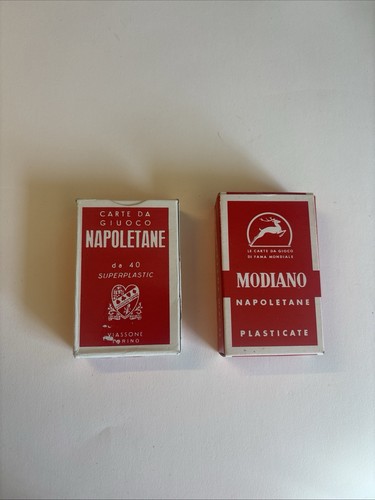 Lotto mazzi sigillati modiano - lotto,