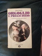Orgoglio e pregiudizio Jane Austen Oscar Mondadori 1970 romanzo