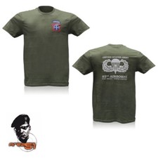 T-shirt  Militare Americana 82° Air Borne forth Bragg in North Carolina
