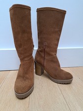 Stivali scamosciati metà