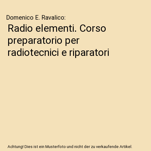 Radio elementi corso - elementi.,