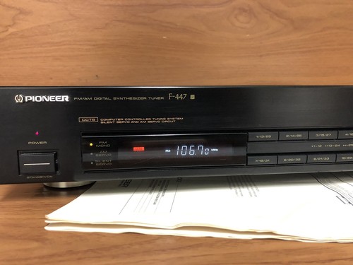 Sintonizzatore pioneer 447 - sintonizzatore, f-447