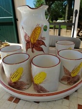 Servizio Da Vino In Ceramica Di Faenza