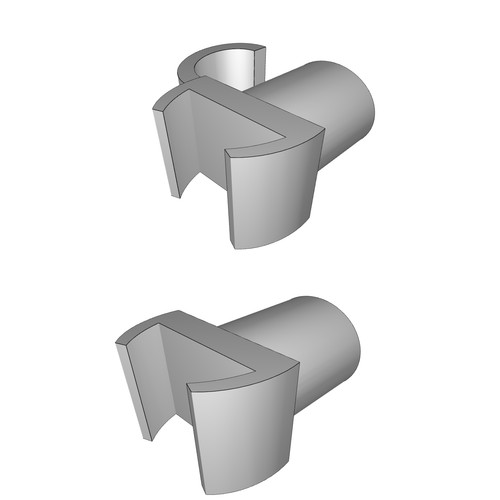 Clip montaggio striscia - montaggio, led