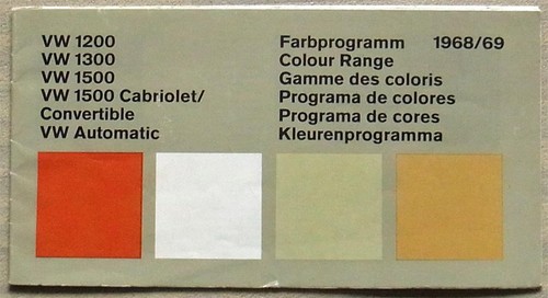 Poster tabella finiture colori