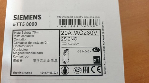 Teleruttore siemens 5tt5 8000 - siemens,