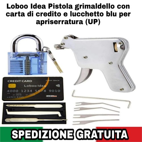 Pistola grimaldello con carta