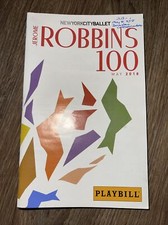 JEROME ROBBINS 100, PLAYBILL