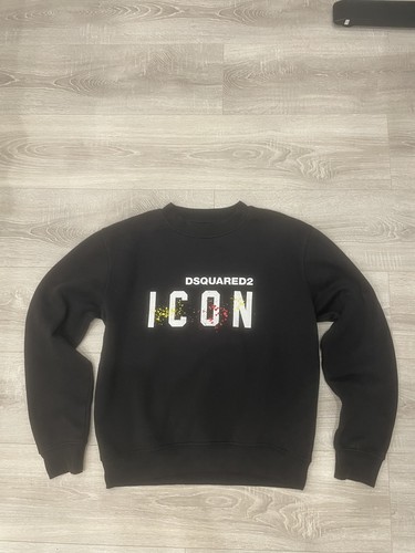 Felpa dsquared2 nera - felpa,
