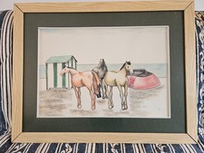 ROBERTO MASI Lito acquerellate anni 70