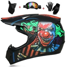 Casco Moto Integrale Motocross Cross DH AM – Offroad con 3 Regali