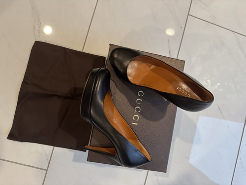 Gucci nero tacco - gucci, nappa