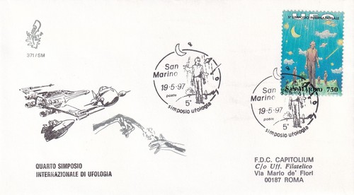 Ufologia fdc repubblica s - fdc, di