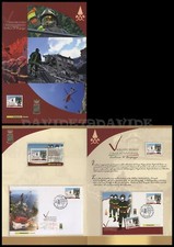 ITALIA 2010 FOLDER FILATELICO POSTE ITALIANE - 1° RADUNO VIGILI DEL FUOCO
