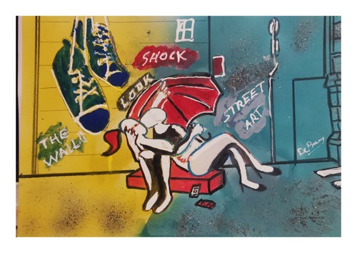 Quadri pop art dipinto - pop, mano