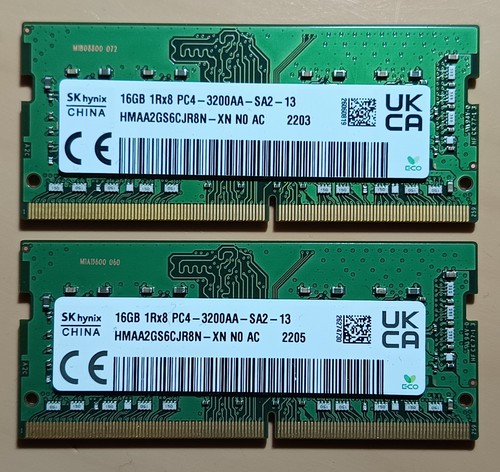 Ram ddr4 32gb 3200mhz sodimm - ddr4,