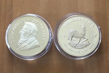 Krugerrand anno 1967 - Placcata oro - 2 Monete