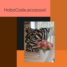 eco bag,borsa donna in stoffa,fatta a mano,cotone,zebrato 