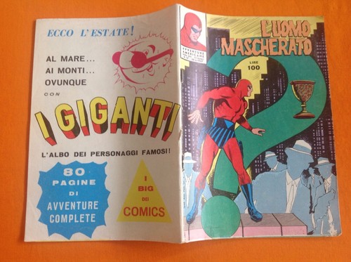 Fumetto uomo mascherato - l'uomo,