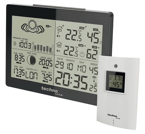 Stazione meteo con - stazione,
