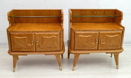 Coppia comodini frassino - comodini,