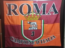 Bandiera grande Roma Campione