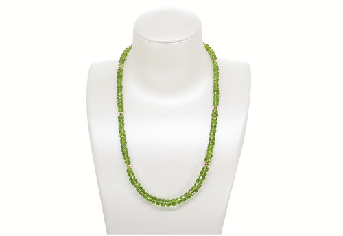 Collana peridoto naturale
