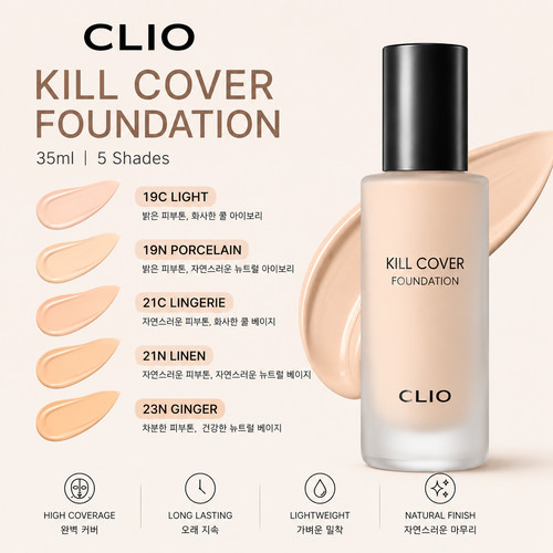 Fondotinta clio kill cover - clio,