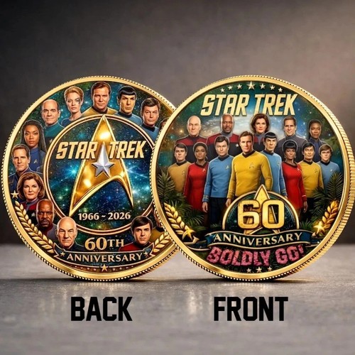 Nuova moneta star trek - star,