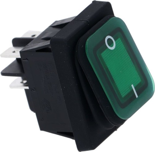 Interruttore bipolare verde - interruttore,