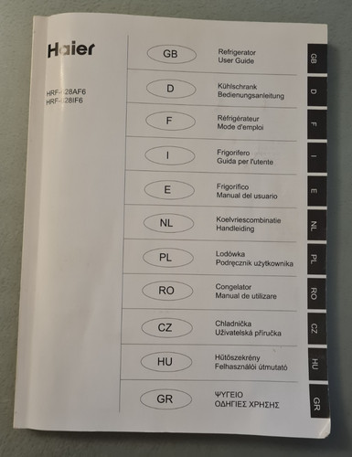 Manuale istruzioni haier - di,